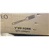 Image 2 : BOX OF 1000 NEW 7" FORKS