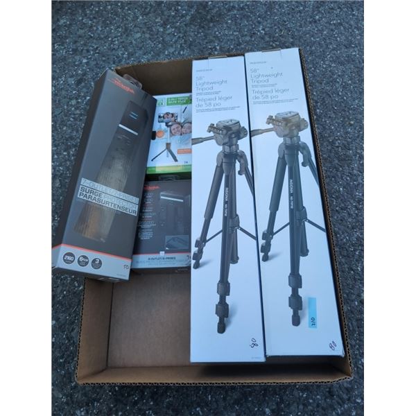 BOX OF BOXED ELECTRICAL AND ACCESSORIES RETAIL $200+