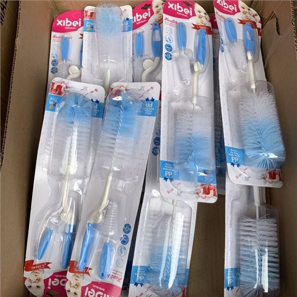 12 NEW BABY BOTTLE AND NIPPLE CLEANING BRUSH SETS