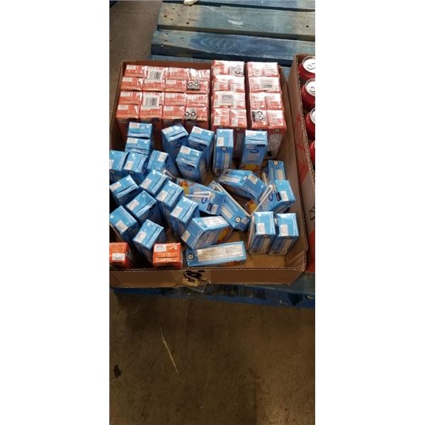 LOT OF ASSORTED JUICE BOXES ORANGE AND ICED TEA