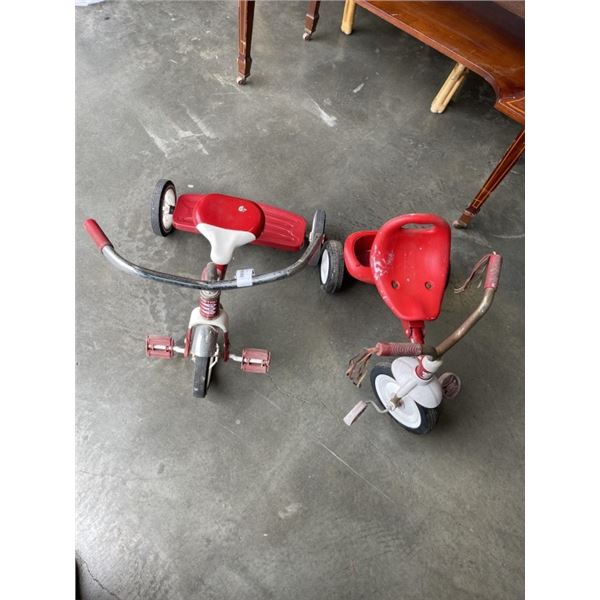 2 RADIO FLYER KIDS TRIKES