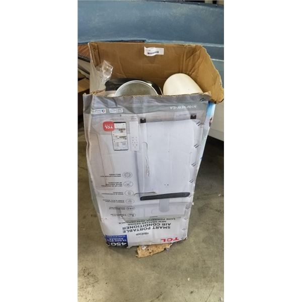TCL 14,000 BTU PORTABLE AIR CONDITIONER, WORKING WITH ACCESSORIES