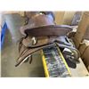 Image 4 : KIDS BROWN LEATHER HORSE SADDLE