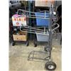Image 1 : DOUBLE ROLLING SADDLE RACK WITH REMOVEABLE STALL HANGING RACKS