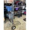 Image 3 : DOUBLE ROLLING SADDLE RACK WITH REMOVEABLE STALL HANGING RACKS