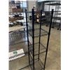 Image 6 : BRAND NEW BLACK 4 TIER STORAGE RACK W/ SHELVES AND STORAGE BASKETS - 60" TALL, 50" WIDE, 14" DEEP