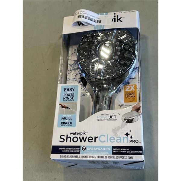 AS NEW WATERPIK SHOWER HEAD