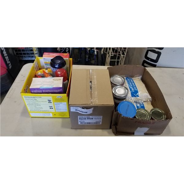 3 BOXES OF FOOD ITEMS - ALL WITHIN BEST BEFORE DATES
