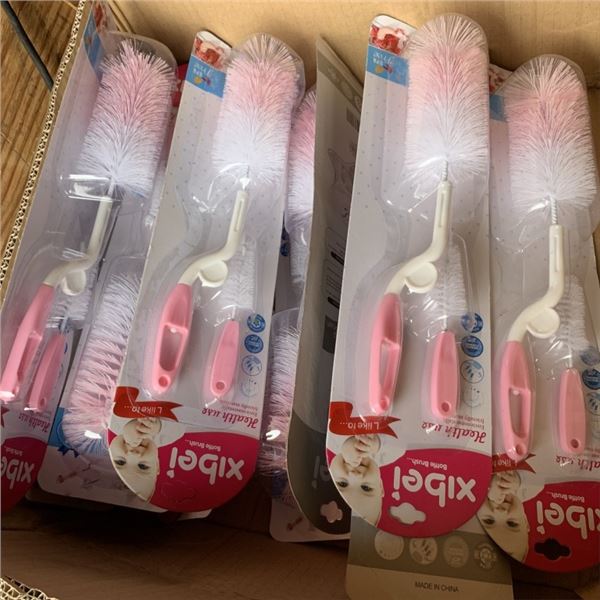 12 NEW BABY BOTTLE AND NIPPLE CLEANING BRUSH SETS