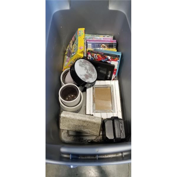 TOT OF MISC ITEMS - SPEAKER, DVDS, ETC