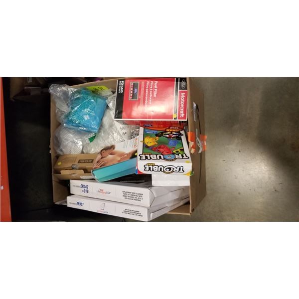 LARGE LOT OF AMAZON OVERSTOCK INCLUDING BED LINENS, FILTERS, HARDWARE ETC