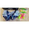 Image 4 : TACKLE BOX LOT OF GOLF ITEMS AND BASEBALL GLOVES