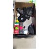 Image 6 : TACKLE BOX LOT OF GOLF ITEMS AND BASEBALL GLOVES