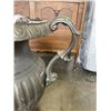Image 4 : HEAVY CAST IRON PLANTER, 27 INCH TALL