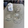 Image 1 : LOT OF CRYSTAL AND VINTAGE TETLEY TEA JAR