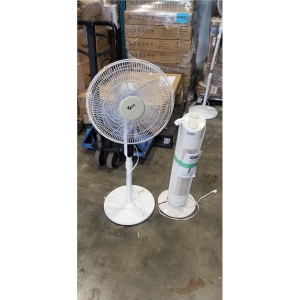 2 FLOOR FANS