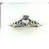 Image 1 : STERLING SILVER CLADDAGH RING, SIZE 8, RETAIL $350.00.