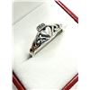 Image 2 : STERLING SILVER CLADDAGH RING, SIZE 8, RETAIL $350.00.