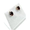 Image 3 : STERLING SILVER NATURAL GARNET EARRING, RETAIL $350.00. GARNET IS THE BIRTHSTONE FOR JANUARY.