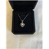 Image 2 : NEW S925 1.0CT MOISSANITE STONE ATOMIC NECKLACE, CHAIN 16-18" LONG, MOUNTED IN 925 STERLING SILVER W