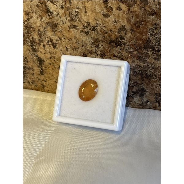 NEW 6.9CT NATURAL YELLOW SAPPHIRE, UNTREATED OVAL CUT