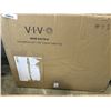 Image 2 : VIVO DARK WALNUT 63" X 55" CORNER TABLE TOP AND VIVO VLACK MEDIUM ELECTRIC SINGLE MOTOR CORNER DESK 