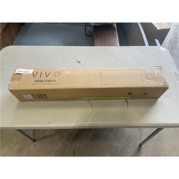 VIVO BLACK 71"X 30" RGB DESK PAD
