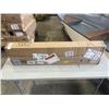 Image 1 : VIVO BLACK MOBLIE EASEL TV STAND WITH SHELF