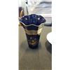 Image 2 : PORCELAINE 22K GOLD RIMMED VASE AND CENTENNIAL CHINA "CHARCOAL" BOWL