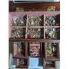 Image 3 : VINTAGE WOOD JEWELRY BOX W/ CONTENTS