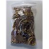 Image 1 : BAG W/ MISC GOLD TONE JEWELLRY, PARTS, BROKEN ITEMS