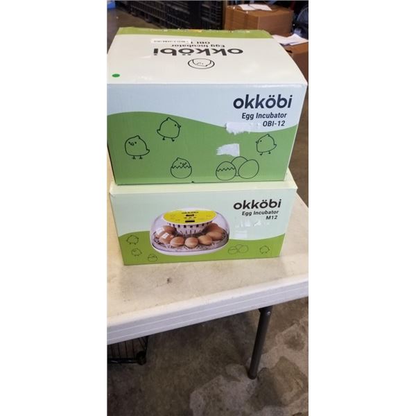 OKKOBI OBI-12 AND M12 EGG INCUBATORS