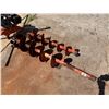 Image 14 : General Equipment Post Hole Digger  w/ Honda Engine & 2 Auger Bits (Starts & Runs See Video)