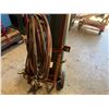 Image 10 : Welding Tanks on Dolly w/ Hoses, Torch, Gauges, etc