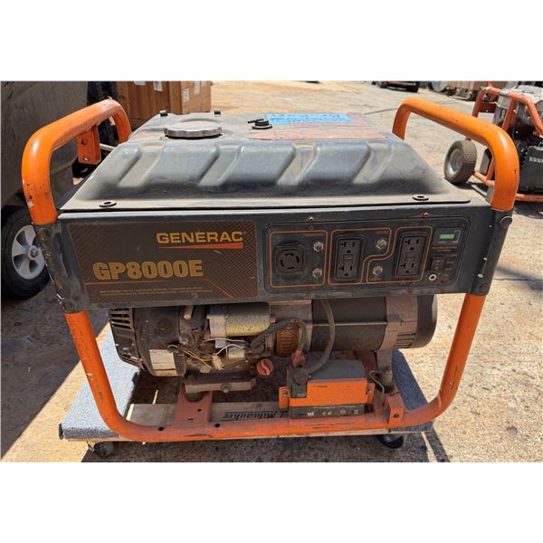 Generac GP8000E Portable Gas Generator (Needs Repair)