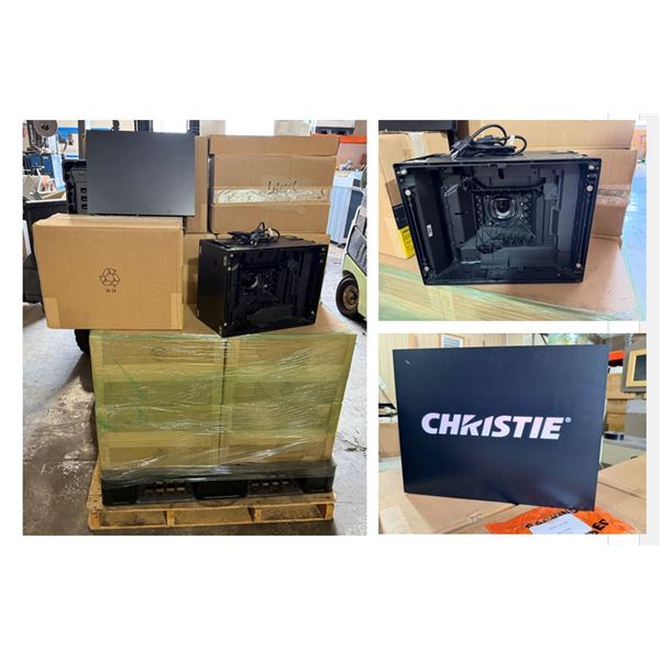 Approx. 18 Christie MicroTiles D100 Rear Projection Display Cubes