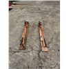 Image 10 : Qty 2 Manual Rebar Cutters/Benders