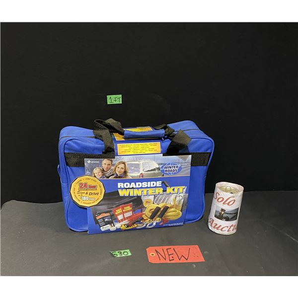 Roadside brand winter safety road kit