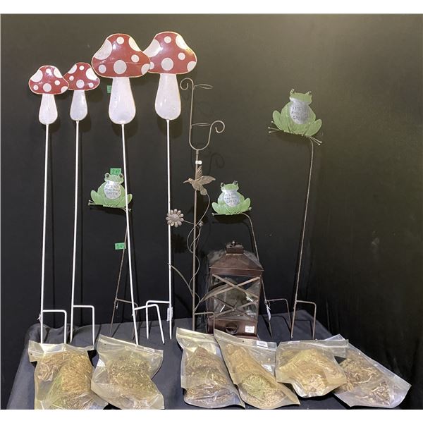 Large lot of lawn ornaments