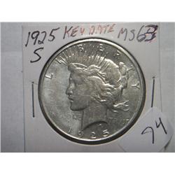 1925-S PEACE DOLLAR