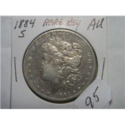 1884-S MORGAN DOLLAR