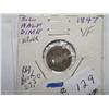 Image 1 : 1847    1/2 DIME