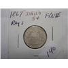 Image 1 : 1867 SHIELD NICKEL