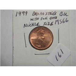 1999 LINCOLN CENT