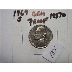 1969-S JEFFERSON NICKEL