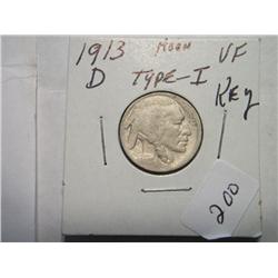 1913-D BUFFALO NICKEL