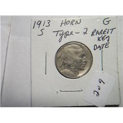 1913-S BUFFALO NICKEL