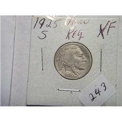 1925-S BUFFALO NICKEL