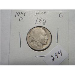 1914-D BUFFALO NICKEL