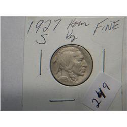 1927-S BUFFALO NICKEL